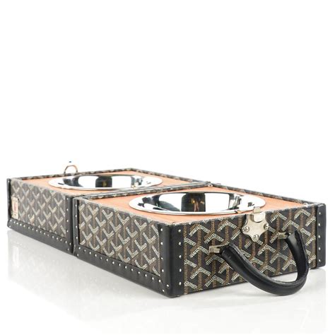 goyard dog bowls|maison goyard double bowl.